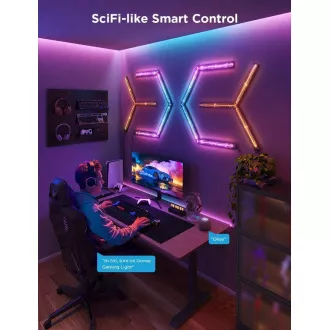 Govee Smart Gaming (4 1) stenska svetilka - RGBIC