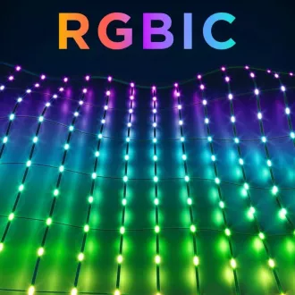 Govee RGBIC zunanje svetlobno omrežje - 1, 43 x 0, 85m Matter