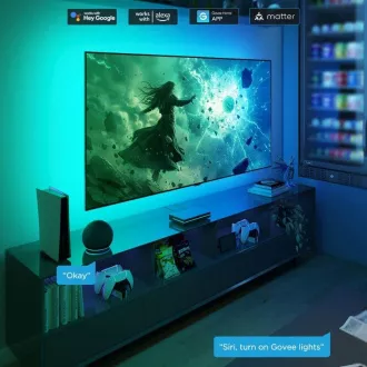 Govee AI Sync Box 2 Smart TV RGBICW osvetlitev ozadja 55-65"