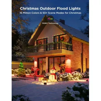 Govee Flood Lights 2 zunanje SMART LED luči 4pcs