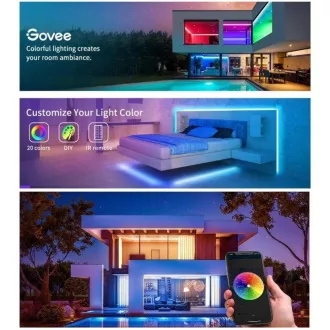 Govee WiFi RGB Smart LED trak 10m