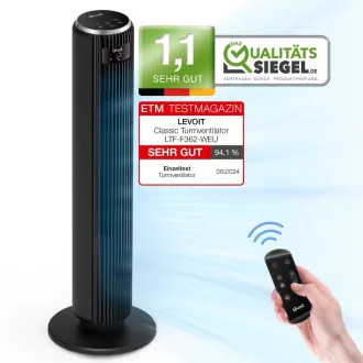 Ventilator Levoit TempSense F362 DC Vortex Tower - Samodejni ventilator