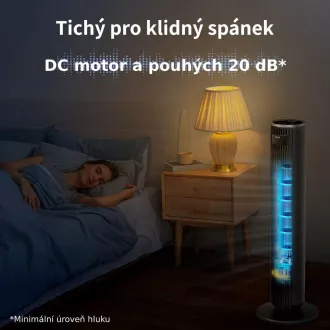 Ventilator Levoit TempSense F362 DC Vortex Tower - Samodejni ventilator