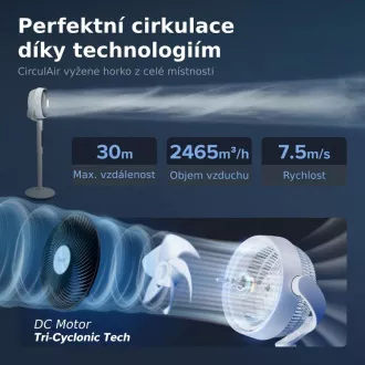 Ciklonski ventilator Levoit TempSense R432 DC - Samodejni ventilator