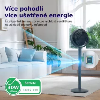 Ciklonski ventilator Levoit TempSense R432 DC - Samodejni ventilator
