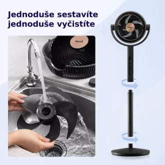 Ciklonski ventilator Levoit TempSense R432 DC - Samodejni ventilator