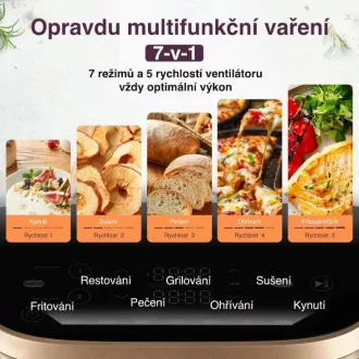 Cosori Turbo Tower Pro Smart Hot Air Fryer 10, 8l črna Cosori Turbo Tower Pro Smart Hot Air Fryer 10, 8l črna