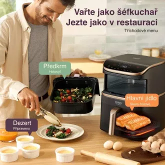 Cosori Turbo Tower Pro Smart Hot Air Fryer 10, 8l črna Cosori Turbo Tower Pro Smart Hot Air Fryer 10, 8l črna