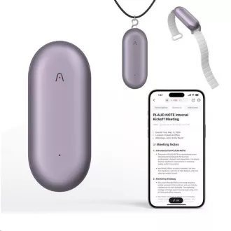 PLAUD Note Pin Purple - AI diktafon (2025)