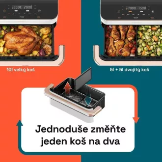 Cosori TF101S Dual blaze TwinFry 10l zračni cvrtnik - bel