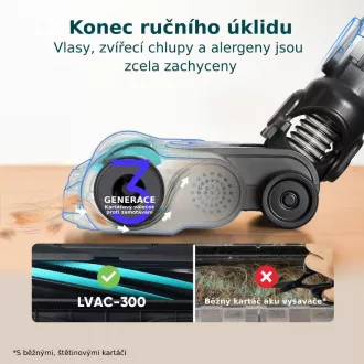 Levoit LVAC-300 Plus 6v1 Aku turbo ciklon črn