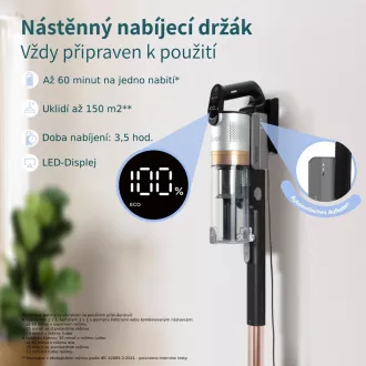 Levoit LVAC-300 Plus 6v1 Aku turbo ciklon črn