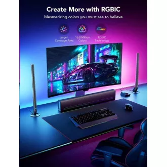Govee Smart Gaming WiFi LED panel   Smart Dual Controller White