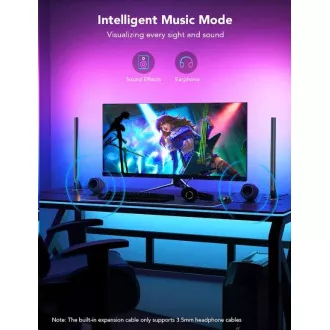Govee Smart Gaming WiFi LED panel   Smart Dual Controller White