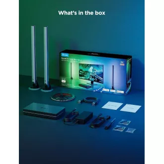 Govee AI Sync Box Kit 2 Smart PC Lighting Kit 27-34" LED paneli Govee AI Sync Box Kit 2 Smart PC Lighting Kit 27-34" LED paneli