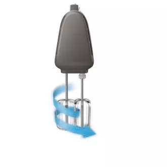 Philips HR3740/00 Ročni metliček Viva Collection, 450 W, dvojni metliček, 5 hitrosti, turbo funkcija, bel