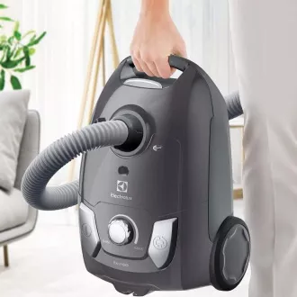 Electrolux Easy Go EEG44IGM sesalnik z vrečkami, 750 W, pralni filter, nadzor moči, teleskopska cev, siva Electrolux Easy Go EEG44IGM sesalnik z vrečkami, 750 W, pralni filter, nadzor moči, teleskopska cev, siva