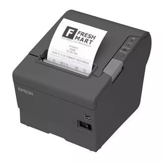 EPSON TM-T88V blagajniški tiskalnik, USB serijski, temen, z napajalnikom EPSON TM-T88V blagajniški tiskalnik, USB serijski, temen, z napajalnikom