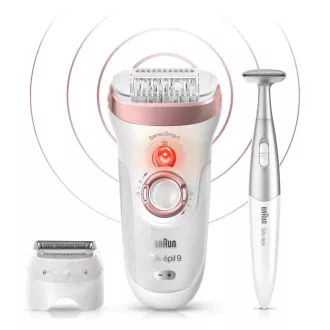 Epilator Braun Silk-épil 9-890 Rose Gold, SensoSmart, suho in mokro britje, 2 hitrosti, masažni sistem, darilna izdaja Epilator Braun Silk-épil 9-890 Rose Gold, SensoSmart, suho in mokro britje, 2 hitrosti, masažni sistem, darilna izdaja