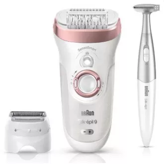 Epilator Braun Silk-épil 9-890 Rose Gold, SensoSmart, suho in mokro britje, 2 hitrosti, masažni sistem, darilna izdaja Epilator Braun Silk-épil 9-890 Rose Gold, SensoSmart, suho in mokro britje, 2 hitrosti, masažni sistem, darilna izdaja