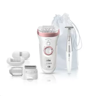 Epilator Braun Silk-épil 9-890 Rose Gold, SensoSmart, suho in mokro britje, 2 hitrosti, masažni sistem, darilna izdaja Epilator Braun Silk-épil 9-890 Rose Gold, SensoSmart, suho in mokro britje, 2 hitrosti, masažni sistem, darilna izdaja