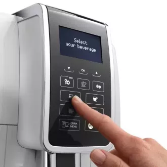 DeLonghi ECAM 350.35.W Dinamica popolnoma avtomatski aparat za kavo, 1450 W, 15 barov, LCD zaslon, bel DeLonghi ECAM 350.35.W Dinamica popolnoma avtomatski aparat za kavo, 1450 W, 15 barov, LCD zaslon, bel