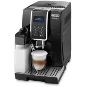 DeLonghi Dinamica ECAM 350.55.B avtomatski aparat za kavo, 15 barov, vgrajen mlinček, mlečni sistem, pladenj za mleto kavo