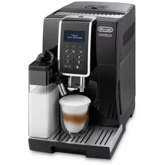 DeLonghi Dinamica ECAM 350.55.B avtomatski aparat za kavo, 15 barov, vgrajen mlinček, mlečni sistem, pladenj za mleto kavo DeLonghi Dinamica ECAM 350.55.B avtomatski aparat za kavo, 15 barov, vgrajen mlinček, mlečni sistem, pladenj za mleto kavo