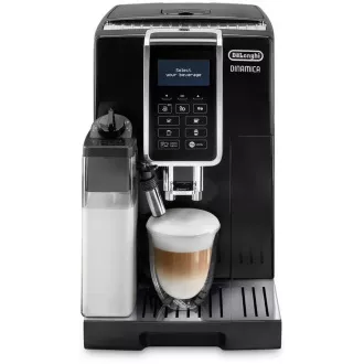 DeLonghi Dinamica ECAM 350.55.B avtomatski aparat za kavo, 15 barov, vgrajen mlinček, mlečni sistem, pladenj za mleto kavo DeLonghi Dinamica ECAM 350.55.B avtomatski aparat za kavo, 15 barov, vgrajen mlinček, mlečni sistem, pladenj za mleto kavo