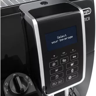 DeLonghi Dinamica ECAM 350.55.B avtomatski aparat za kavo, 15 barov, vgrajen mlinček, mlečni sistem, pladenj za mleto kavo DeLonghi Dinamica ECAM 350.55.B avtomatski aparat za kavo, 15 barov, vgrajen mlinček, mlečni sistem, pladenj za mleto kavo