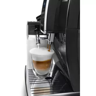DeLonghi Dinamica ECAM 350.55.B avtomatski aparat za kavo, 15 barov, vgrajen mlinček, mlečni sistem, pladenj za mleto kavo DeLonghi Dinamica ECAM 350.55.B avtomatski aparat za kavo, 15 barov, vgrajen mlinček, mlečni sistem, pladenj za mleto kavo