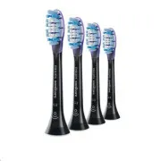 Philips HX9054/33 Sonicare G3 Premium Gum Care, nadomestne glave, standardne glave, 4 kosi, prijemljive, črne