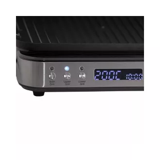 Orava Grillchef-3 električni kontaktni žar, 2000 W, LCD zaslon, časovnik, digitalni nadzor