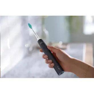 Philips HX3673/14 Sonicare 3100, zobna ščetka, za odrasle, 31000 oscilacij/min, časovnik, senzor pritiska, kovček, črna Philips HX3673/14 Sonicare 3100, zobna ščetka, za odrasle, 31000 oscilacij/min, časovnik, senzor pritiska, kovček, črna