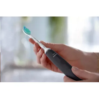 Philips HX3673/14 Sonicare 3100, zobna ščetka, za odrasle, 31000 oscilacij/min, časovnik, senzor pritiska, kovček, črna Philips HX3673/14 Sonicare 3100, zobna ščetka, za odrasle, 31000 oscilacij/min, časovnik, senzor pritiska, kovček, črna