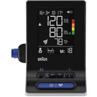 Braun ExactFit 5 CONNECT BUA6350 ročni merilnik krvnega tlaka, zaznavanje aritmije, LCD zaslon, Bluetooth
