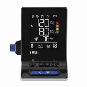 Braun ExactFit 5 CONNECT BUA6350 ročni merilnik krvnega tlaka, zaznavanje aritmije, LCD zaslon, Bluetooth