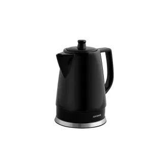 Orava VK-3813 B električni čajnik, 1500 W, 1,5 l, keramika, samodejni izklop, črn