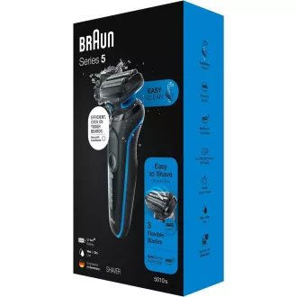 Braun Series 5 51-B1000s električni brivnik za brado in obraz, brezžični, rezilo, črna / modra Braun Series 5 51-B1000s električni brivnik za brado in obraz, brezžični, rezilo, črna / modra