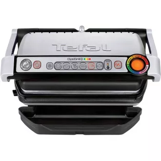 Tefal GC712D34 električni žar OptiGrill Inox, 2000 W, 6 programov, termostat, pladenj za sok, srebrna / črna Tefal GC712D34 električni žar OptiGrill Inox, 2000 W, 6 programov, termostat, pladenj za sok, srebrna / črna
