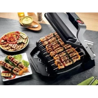 Tefal GC712D34 električni žar OptiGrill Inox, 2000 W, 6 programov, termostat, pladenj za sok, srebrna / črna Tefal GC712D34 električni žar OptiGrill Inox, 2000 W, 6 programov, termostat, pladenj za sok, srebrna / črna