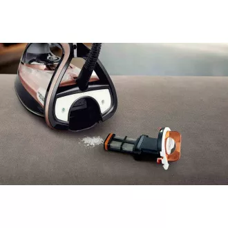 Parni likalnik Tefal Ultimate Pure FV9845E0, 3200 W, proti kapljanju, samodejni izklop, breskev Parni likalnik Tefal Ultimate Pure FV9845E0, 3200 W, proti kapljanju, samodejni izklop, breskev
