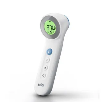 Brezkontaktni termometer Braun BNT400WE, Age Precision, tihi način, osvetljen zaslon, bel