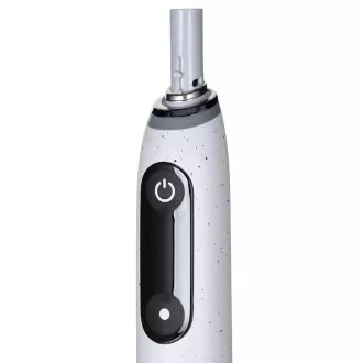 Oral-B iO 10 Stardust White električna zobna ščetka, magnetna, 7 načinov, zaslon, 3D sledenje površini zob z umetno inteligenco, bela