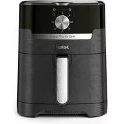 TEFAL EY501815 Toplozračni cvrtnik Easy Fry & Grill, za cvrtje in žar, 4, 2 l, 1550 W, mehansko upravljanje, črn