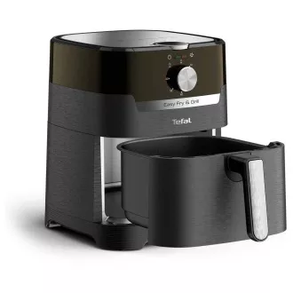 TEFAL EY501815 Toplozračni cvrtnik Easy Fry & Grill, za cvrtje in žar, 4, 2 l, 1550 W, mehansko upravljanje, črn