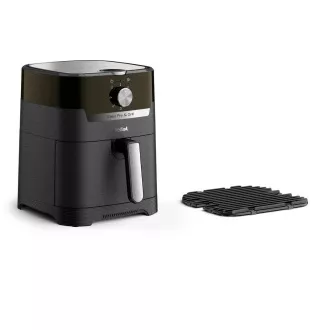 TEFAL EY501815 Toplozračni cvrtnik Easy Fry & Grill, za cvrtje in žar, 4, 2 l, 1550 W, mehansko upravljanje, črn