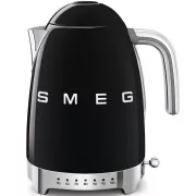 Smeg KLF04BLEU električni kuhalnik, 1, 7 l (7 skodelic), 2400 W, slog 50. let, nadzor temperature, 7 programov, črn