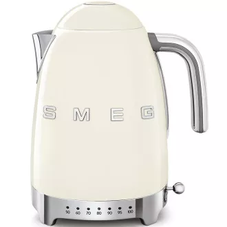Smeg KLF04CREU električni kuhalnik, 1, 7 l (7 skodelic), 2400 W, slog 50. let, nadzor temperature, 7 programov, smetana Smeg KLF04CREU električni kuhalnik, 1, 7 l (7 skodelic), 2400 W, slog 50. let, nadzor temperature, 7 programov, smetana