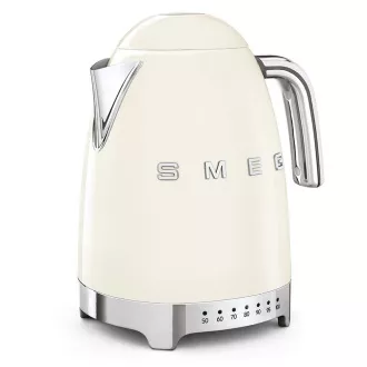 Smeg KLF04CREU električni kuhalnik, 1, 7 l (7 skodelic), 2400 W, slog 50. let, nadzor temperature, 7 programov, smetana Smeg KLF04CREU električni kuhalnik, 1, 7 l (7 skodelic), 2400 W, slog 50. let, nadzor temperature, 7 programov, smetana